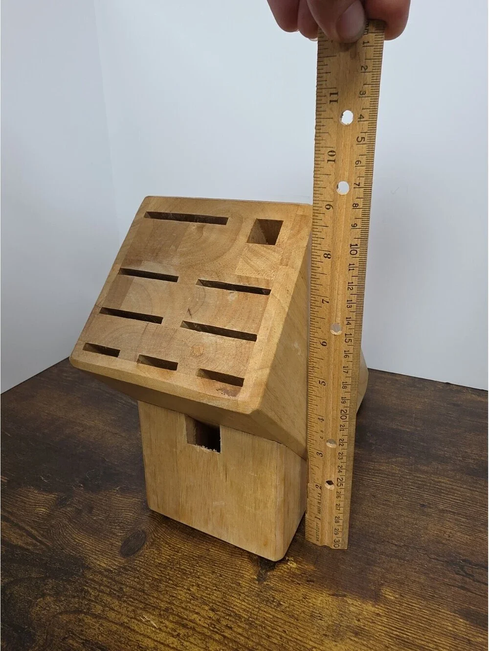 Vintage Chicago Cutlery Knife Block (No Knives Included)